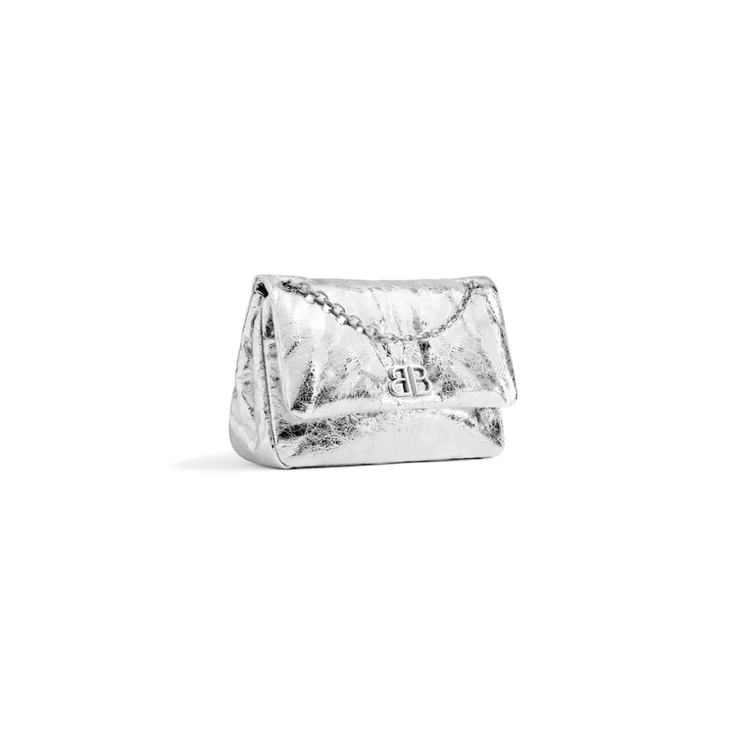 Women's Monaco Mini Bag Metallized in Silver