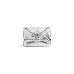 Women's Monaco Mini Bag Metallized in Silver