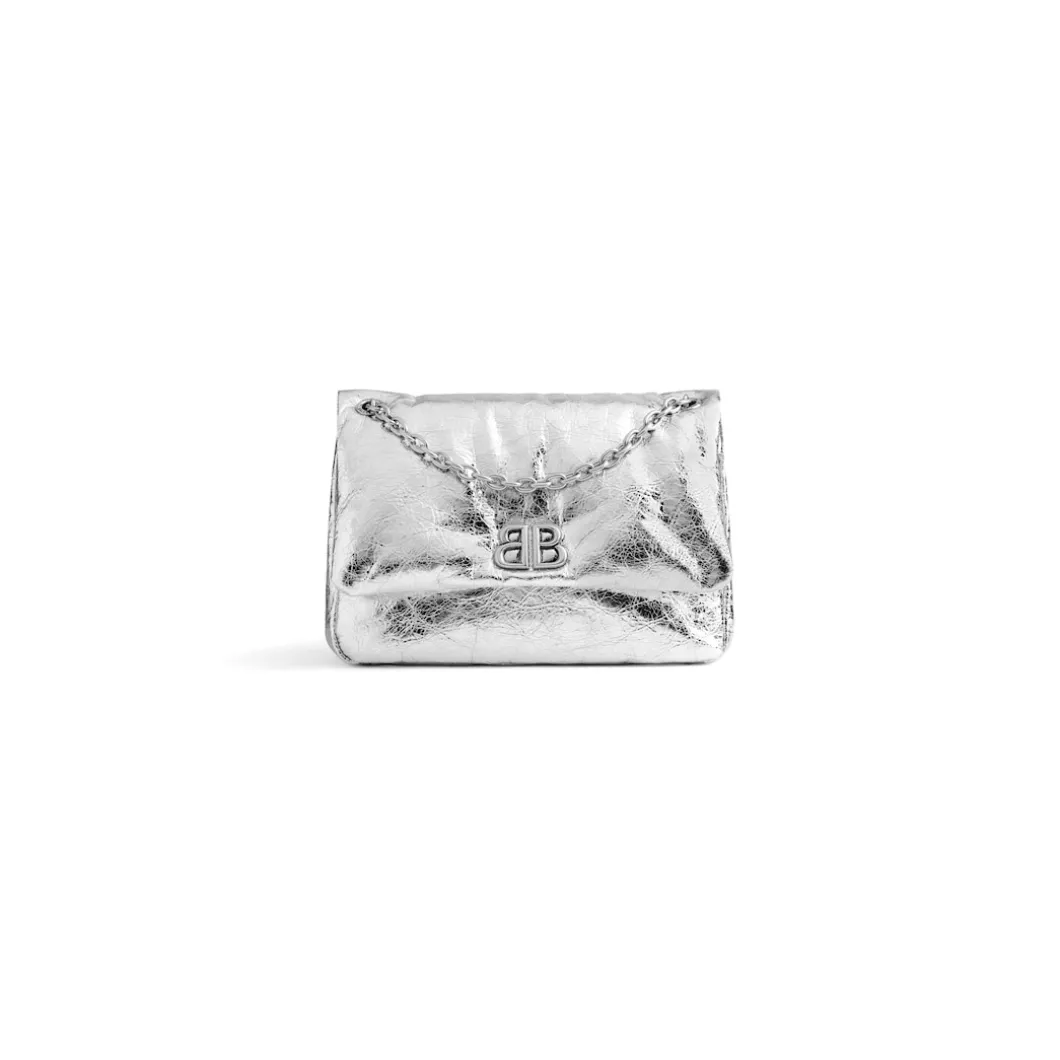 Women's Monaco Mini Bag Metallized in Silver