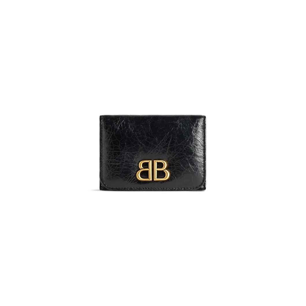 Women's Monaco Mini Wallet in Black
