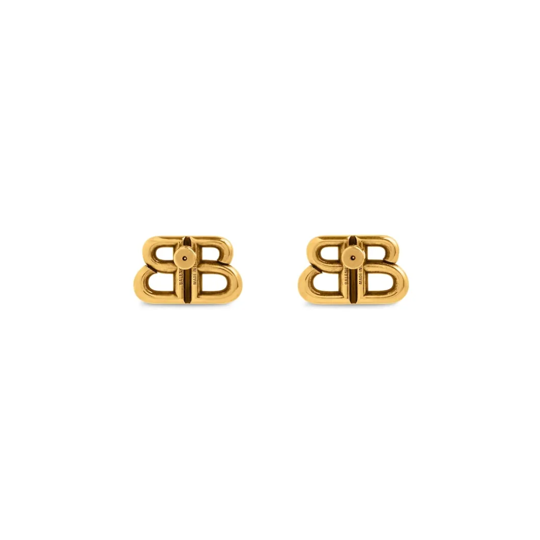 Women's Monaco Stud S Earrings in Antique Gold