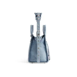 Women's Neo Cagole City Handbag Denim With Rhinestones in Blue