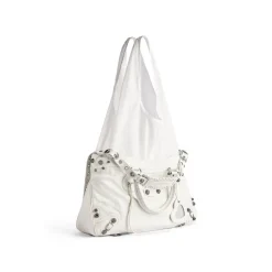 Women's Neo Cagole Xl Tote Bag Plus Used Effect in White