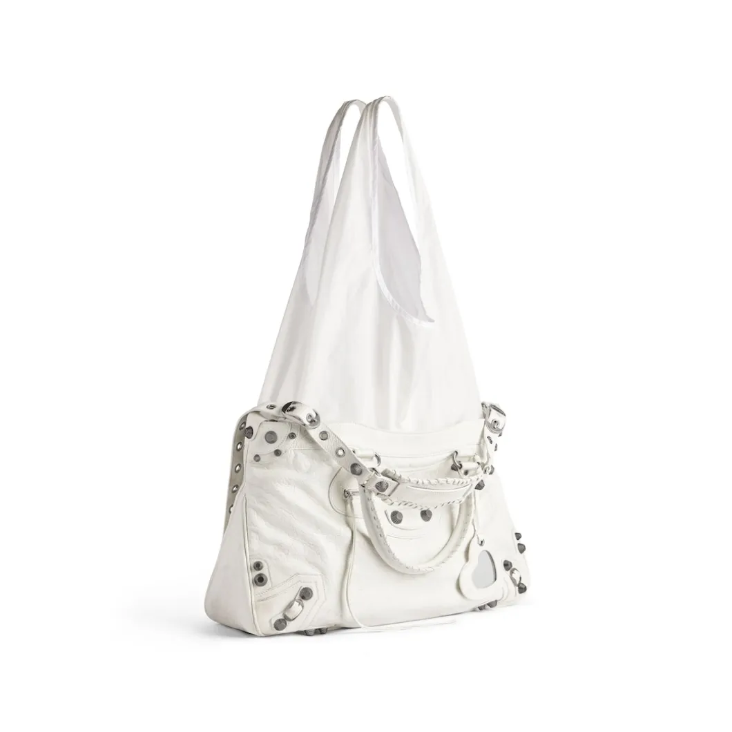 Women's Neo Cagole Xl Tote Bag Plus Used Effect in White