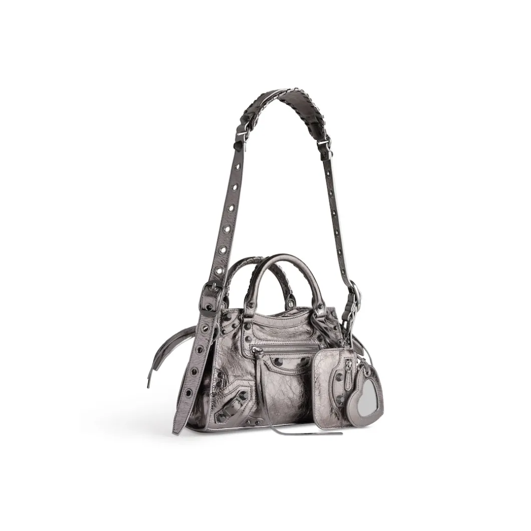 Women's Neo Cagole Xs Handbag Metallized in Silver