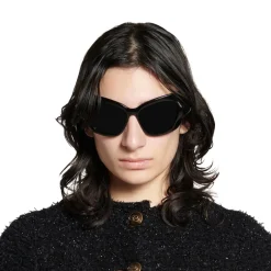Women's Palazzo Cat Sunglasses in Black