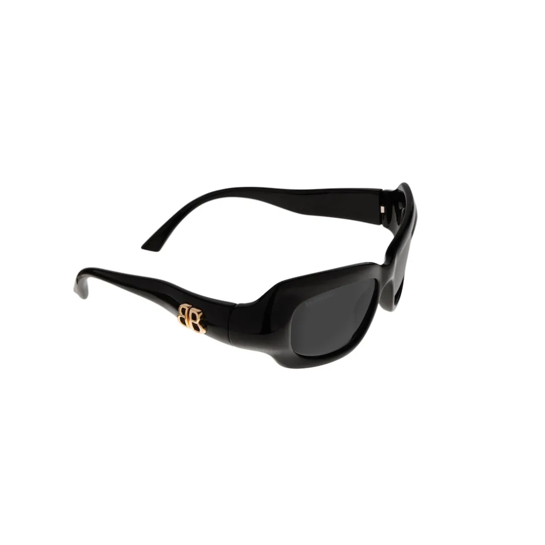 Women's Palazzo Rectangle Sunglasses in Black