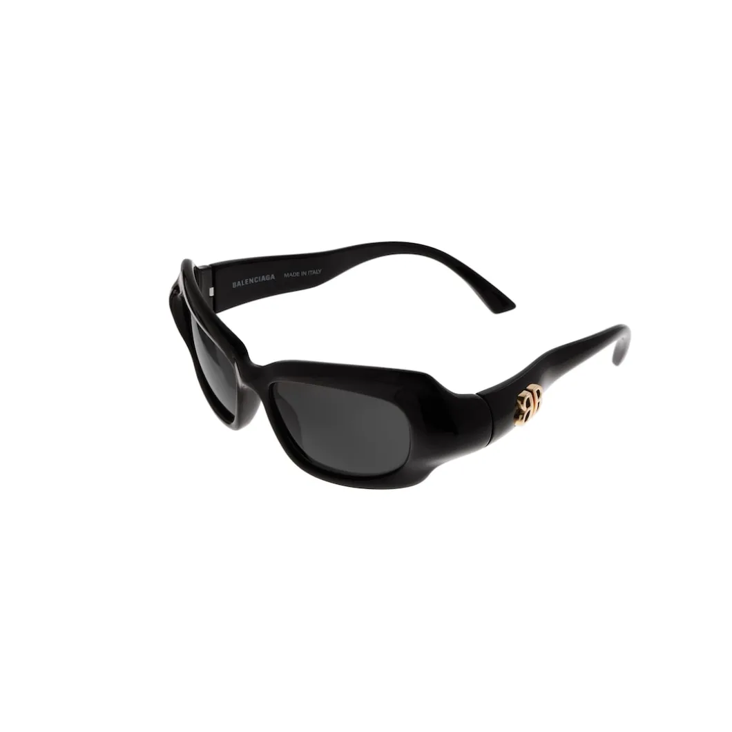 Women's Palazzo Rectangle Sunglasses in Black