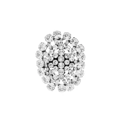 Women's Palazzo Ring in Antique Silver