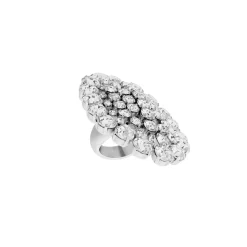 Women's Palazzo Ring in Antique Silver