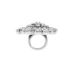 Women's Palazzo Ring in Antique Silver