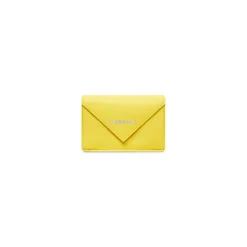 Women's Papier Mini Wallet in Yellow
