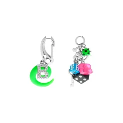 Women's Pigalle Collector Earring in Silver/multicolor