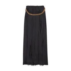 Women's Pleated Skirt in Black