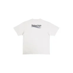 Women's Political Campaign T-shirt Large Fit in White