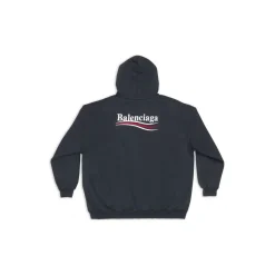 Women's Political Campaign Hoodie Large Fit in Black