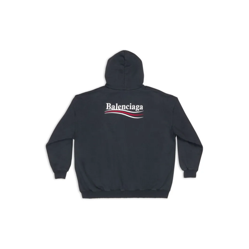 Women's Political Campaign Hoodie Large Fit in Black
