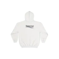 Women's Political Campaign Hoodie Medium Fit in White