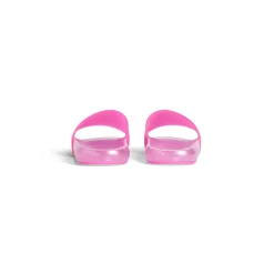 Women's Pool Transparent Slide Sandal in Pink