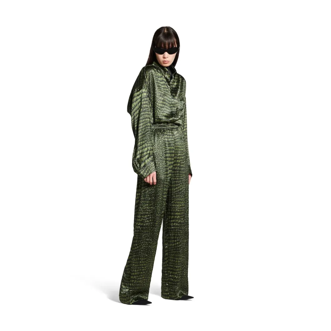 Women's Pyjama Pants in Green