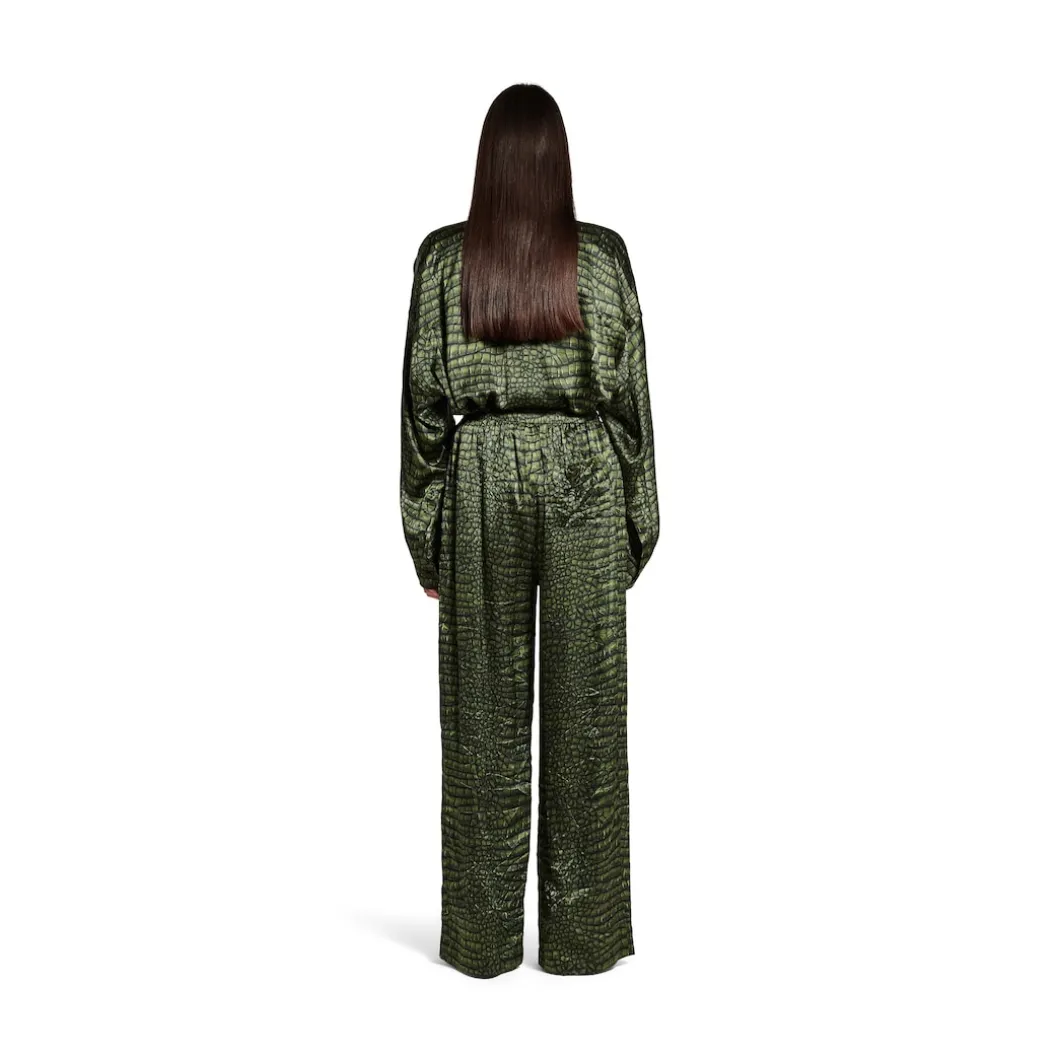 Women's Pyjama Pants in Green