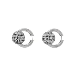 Women's Quantum Earrings in Silver