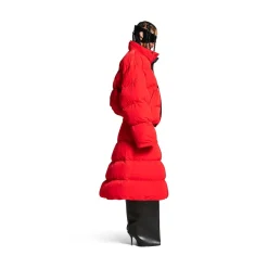 Women's Reversible Puffer in Red