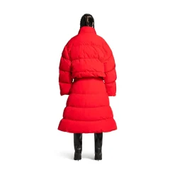 Women's Reversible Puffer in Red