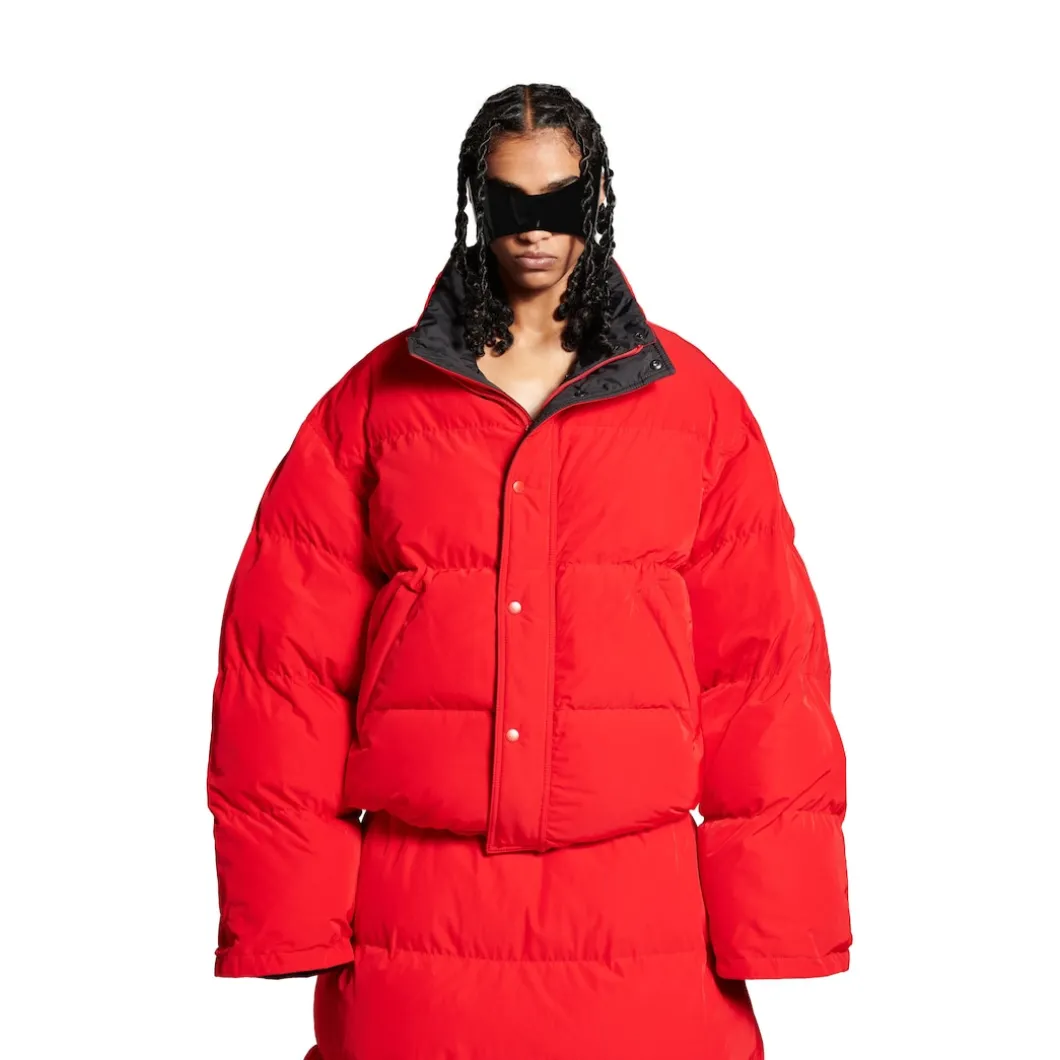 Women's Reversible Puffer in Red