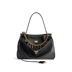 Women's Rodeo Medium Handbag With Ny Souvenirs Charms in Black