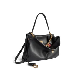 Women's Rodeo Medium Handbag With Ny Souvenirs Charms in Black