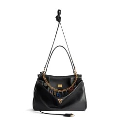 Women's Rodeo Medium Handbag With Ny Souvenirs Charms in Black