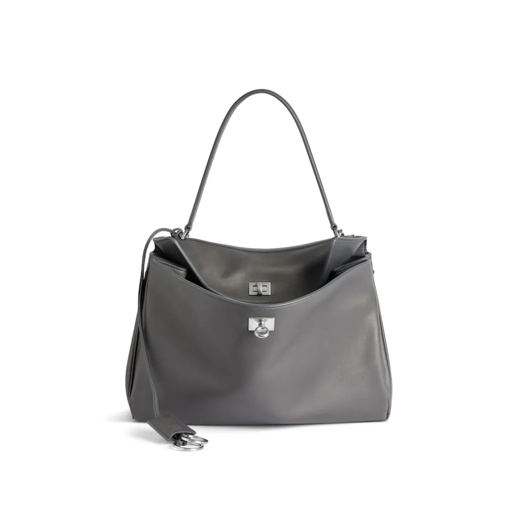 Women's Rodeo Medium Handbag in Grey