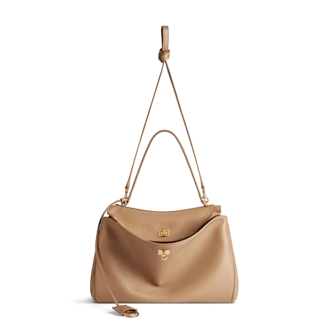 Women's Rodeo Medium Handbag in Latte