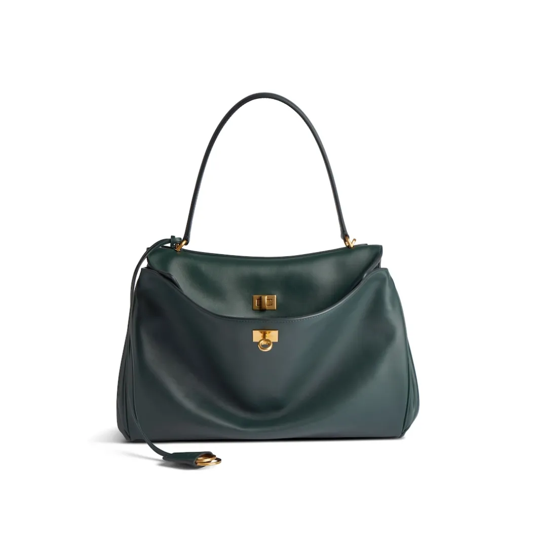 Women's Rodeo Medium Handbag in Pine Green