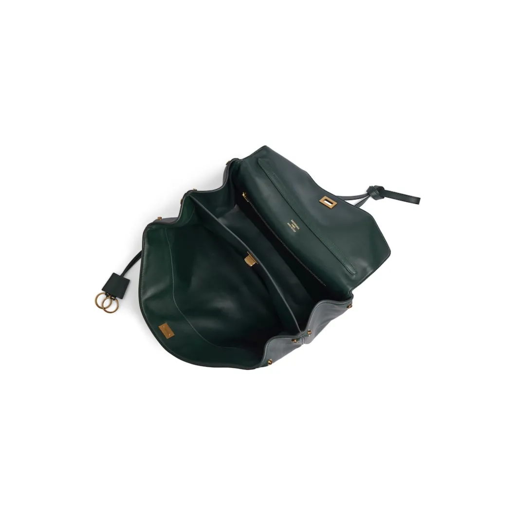 Women's Rodeo Medium Handbag in Pine Green