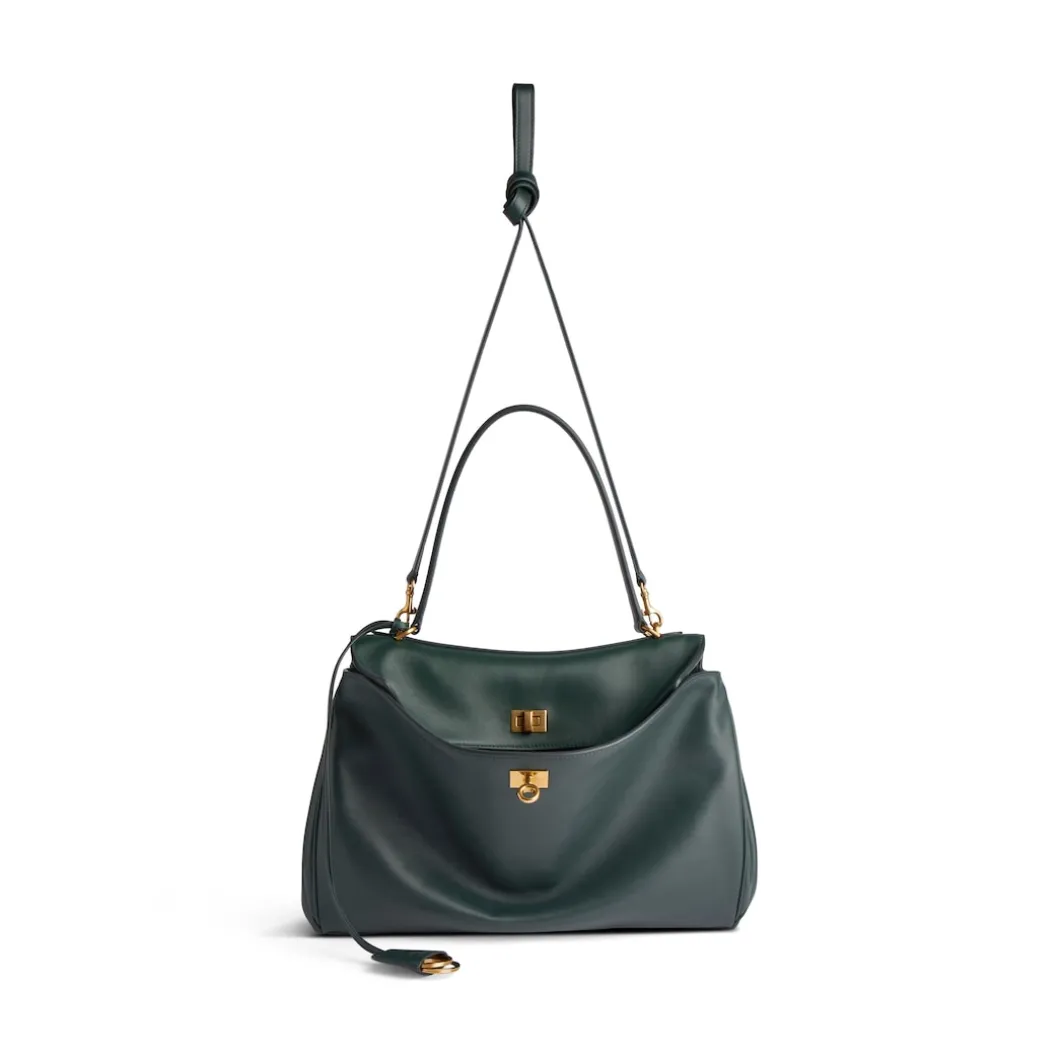 Women's Rodeo Medium Handbag in Pine Green