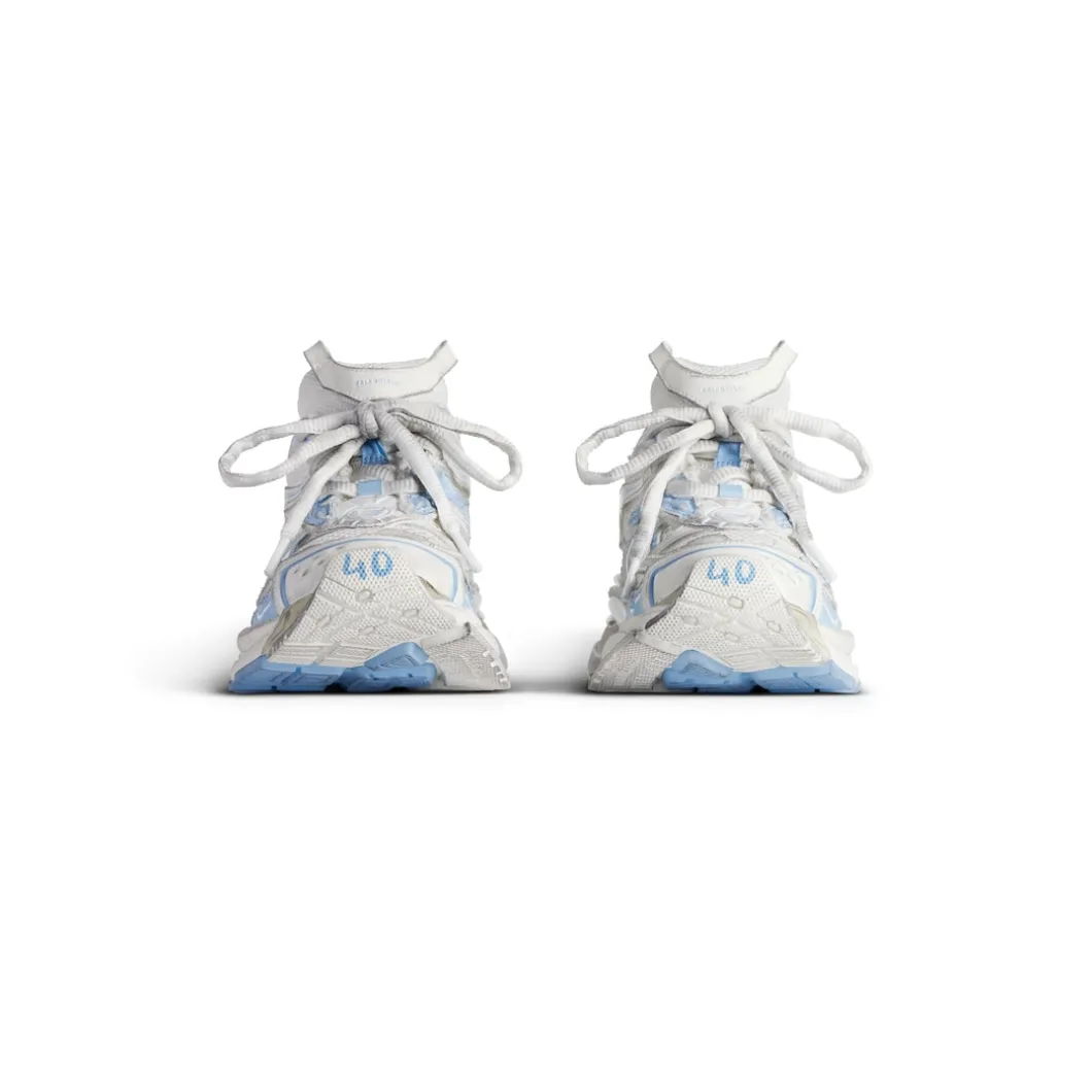 Women's Runner 2.0 Sneaker in White/light Blue/grey