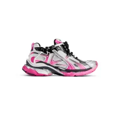 Women's Runner Gradient Sneaker  in White/pink/black