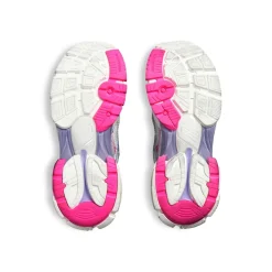 Women's Runner Sneaker in White/lilac/neon Pink/navy
