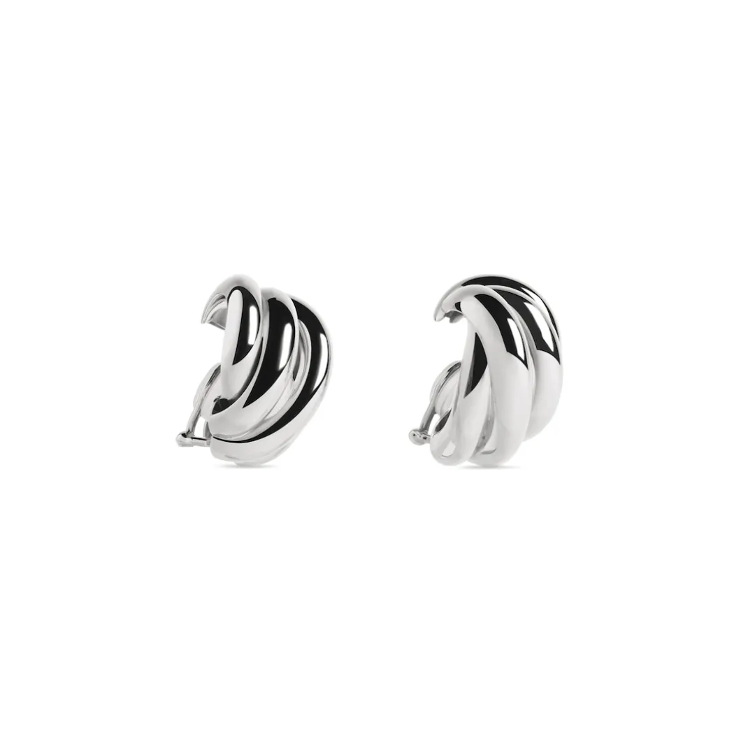 Women's Saturne Earrings in Silver