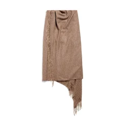Women's Scarf Skirt in Brown
