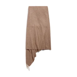 Women's Scarf Skirt in Brown