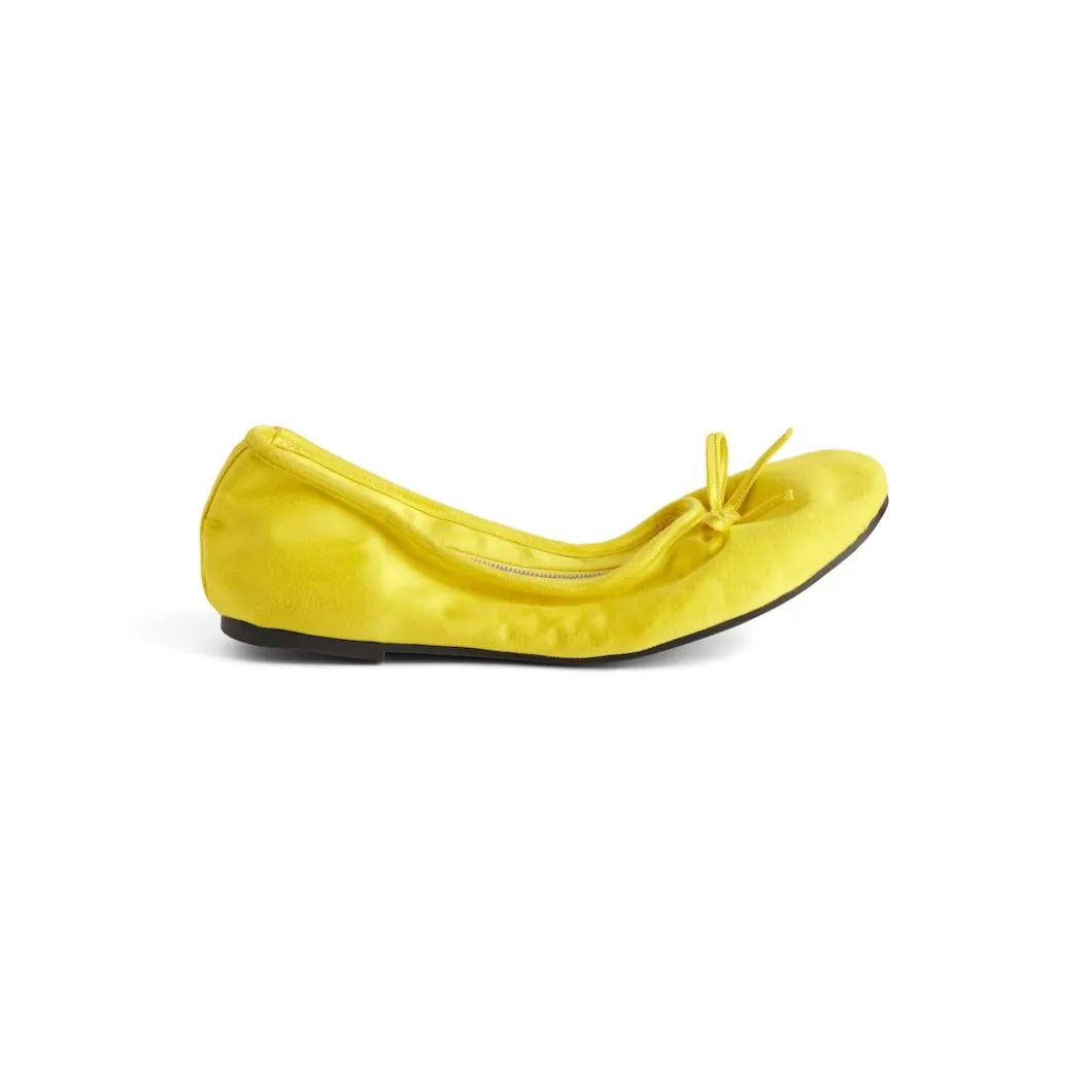 Women's Shoe Clutch Ballerina in Yellow