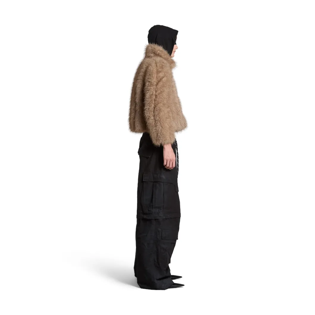 Women's Shrunk Jacket in Brown