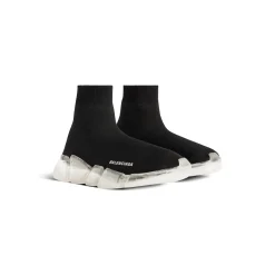 Women's Speed 2.0 Full Clear Sole Recycled Knit Sneaker in Black