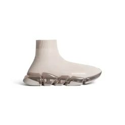 Women's Speed 2.0 Full Clear Sole Recycled Knit Sneaker  in Light Beige