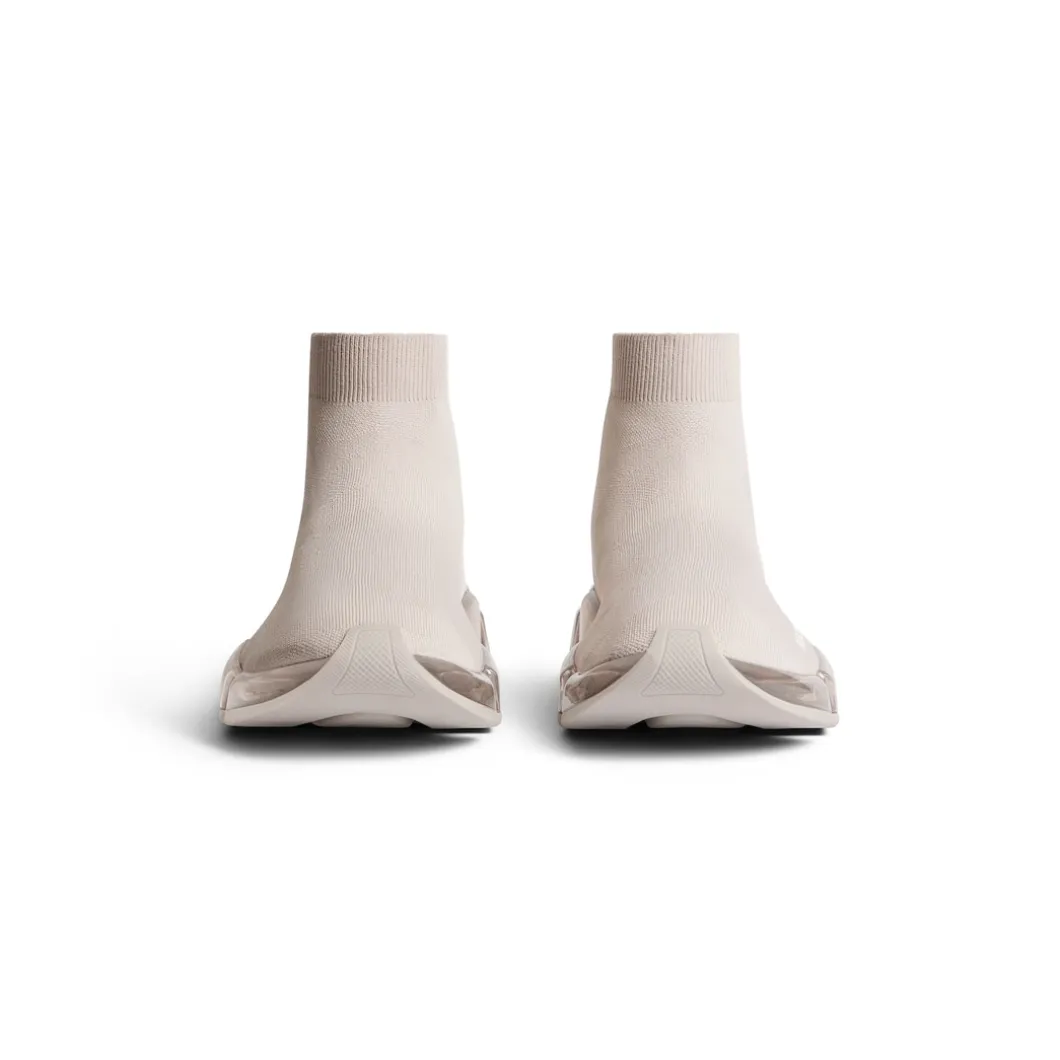 Women's Speed 2.0 Full Clear Sole Recycled Knit Sneaker in Light Beige