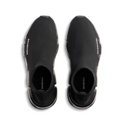 Women's Speed 2.0 Full Clear Sole Recycled Knit Sneaker in Black