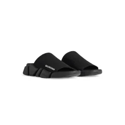 Women's Speed 2.0 Recycled Knit Slide Sandal in Black